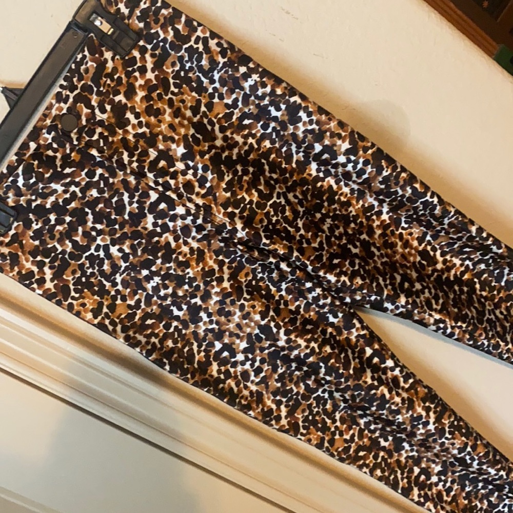 Small Disco Pants in watercolor Cheetah